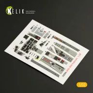   Kelik MiG-29A (9-12) Fulcrum interior 3D decals for Trumpeter kit 1:32 (K32006)