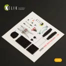 Kelik MiG-29A (9-12) Fulcrum interior 3D decals for Trumpeter kit 1:32 (K32006)
