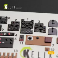   Kelik Ki-61-I interior 3D decals for Hasegawa kit 1:32 (K32008)