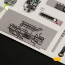 Kelik F-35C interior 3D decals for Trumpeter kit 1:32 (K32009)
