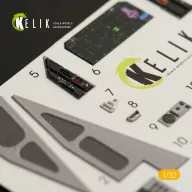   Kelik F-35C interior 3D decals for Trumpeter kit 1:32 (K32009)
