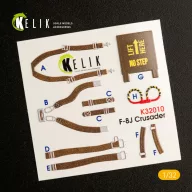   Kelik F-8J Crusader- Interior 3D Decal for Trumpeter kit 1:32 (K32010)