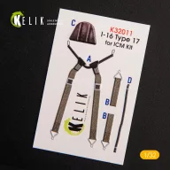   Kelik I-16 type 17 - Interior 3D Decal for ICM kit 1:32 (K32011)