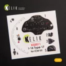 Kelik I-16 type 17 - Interior 3D Decal for ICM kit 1:32 (K32011)