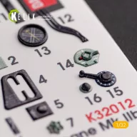   Kelik Hawker Hurricane Mk.IIB - Interior 3D Decal for Revell kit 1:32 (K32012)
