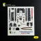 Kelik F-86D - interior 3D decals for Kitty Hawk/Zimi models kit 1:32 (K32013)