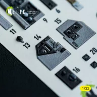   Kelik F-86D - interior 3D decals for Kitty Hawk/Zimi models kit 1:32 (K32013)