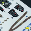 Kelik F-86D - interior 3D decals for Kitty Hawk/Zimi models kit 1:32 (K32013)