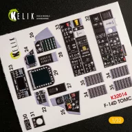   Kelik F-14D Super Tomcat - Interior 3D Decal for Trumpeter kit 1:32 (K32014)