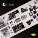 Kelik F-14D Super Tomcat - Interior 3D Decal for Trumpeter kit 1:32 (K32014)