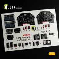   Kelik P-51D Mustang - Interior 3D Decal for Tamiya kit 1:32 (K32015)