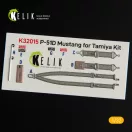 Kelik P-51D Mustang - Interior 3D Decal for Tamiya kit 1:32 (K32015)
