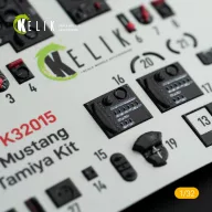   Kelik P-51D Mustang - Interior 3D Decal for Tamiya kit 1:32 (K32015)