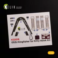   Kelik OS2U Kingfisher - Interior 3D Decal for Kitty Hawk/Zimi models kit 1:32 (K32018)