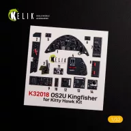   Kelik OS2U Kingfisher - Interior 3D Decal for Kitty Hawk/Zimi models kit 1:32 (K32018)