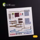Kelik BF-109 E - Interior 3D Decal with 3D printed parts for Trumpeter kit 1:32 (K32020)