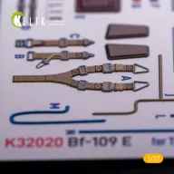   Kelik BF-109 E - Interior 3D Decal with 3D printed parts for Trumpeter kit 1:32 (K32020)