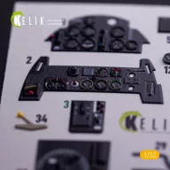   Kelik BF-109 E - Interior 3D Decal with 3D printed parts for Trumpeter kit 1:32 (K32020)