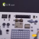 Kelik BF-109 E - Interior 3D Decal with 3D printed parts for Trumpeter kit 1:32 (K32020)