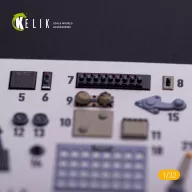   Kelik BF-109 E - Interior 3D Decal with 3D printed parts for Trumpeter kit 1:32 (K32020)