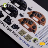   Kelik DH.81A Tiger Moth - Interior 3D Decal for ICM kit 1:32 (K32021)