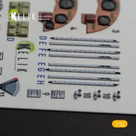   Kelik DH.81A Tiger Moth - Interior 3D Decal with 3D printed parts for ICM kit 1:32 (K32022)