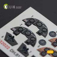   Kelik DH.81A Tiger Moth - Interior 3D Decal with 3D printed parts for ICM kit 1:32 (K32022)