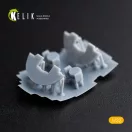 Kelik DH.81A Tiger Moth - Interior 3D Decal with 3D printed parts for ICM kit 1:32 (K32022)