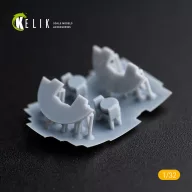   Kelik DH.81A Tiger Moth - Interior 3D Decal with 3D printed parts for ICM kit 1:32 (K32022)