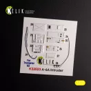 Kelik A-6A Intruder - interior 3D decals for Trumpeter kit 1:32 (K32023)