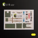 Kelik Mirage 2000C - interior 3D decals for Kitty Hawk/Zimi models kit 1:32 (K32024)