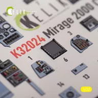   Kelik Mirage 2000C - interior 3D decals for Kitty Hawk/Zimi models kit 1:32 (K32024)