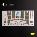 Kelik Mirage 2000D/N - interior 3D decals for Kitty Hawk/Zimi models kit 1:32 (K32025)