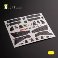   Kelik Mirage 2000D/N - interior 3D decals for Kitty Hawk/Zimi models kit 1:32 (K32025)