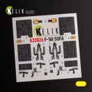 Kelik F-16I Sufa - interior 3D decals for Academy kit 1:32 (K32026)