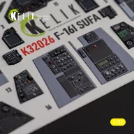   Kelik F-16I Sufa - interior 3D decals for Academy kit 1:32 (K32026)