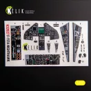 Kelik F-117A - Type 1 interior 3D decals for Trumpeter kit 1:32 (K32027)