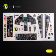   Kelik F-117A - Type 1 interior 3D decals for Trumpeter kit 1:32 (K32027)