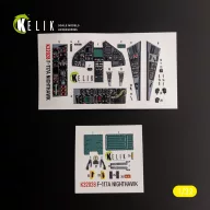   Kelik F-117A - Type 2 interior 3D decals for Trumpeter kit 1:32 (K32028)