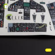   Kelik F-117A - Type 2 interior 3D decals for Trumpeter kit 1:32 (K32028)