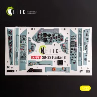   Kelik SU-27 - interior 3D decals for Trumpeter kit 1:32 (K32031)