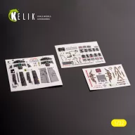   Kelik F-104 A/C - interior 3D decals for Italeri kit 1:32 (K32032)