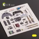 Kelik BF-109 F-4 - interior 3D decals for Trumpeter kit 1:32 (K32033)