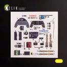 Kelik BF-109 F-4 - interior 3D decals for Trumpeter kit 1:32 (K32033)
