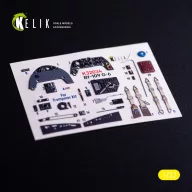   Kelik BF-109 G-6 - interior 3D decals for Trumpeter kit 1:32 (K32034)
