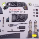 Kelik BF-109 G-6 - interior 3D decals for Trumpeter kit 1:32 (K32034)