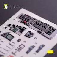   Kelik F-16CJ - interior 3D decals for Tamiya kit 1:32 (K32036)