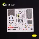 Kelik AV-8 Harrier - interior 3D decals for Trumpeter kit 1:32 (K32037)