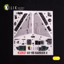 Kelik AV-8 Harrier - interior 3D decals for Trumpeter kit 1:32 (K32037)