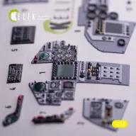   Kelik Tornado ECR - interior 3D decals for Italeri kit 1:32 (K32041)